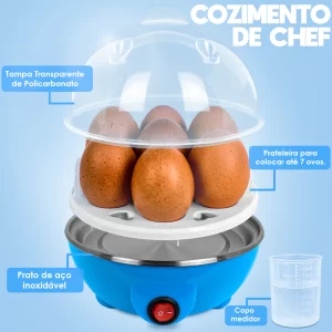 Cozedor de Ovos 110v/220v Elétrico Portátil Cozinha à Vapor