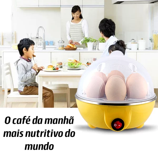 Cozedor de Ovos 110v/220v Elétrico Portátil Cozinha à Vapor - Image 4
