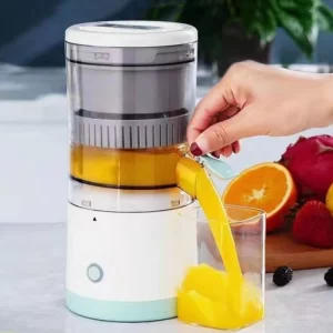 Espremedor Elétrico Laranja Limão Frutas Fazer Sucos Recarregável USB