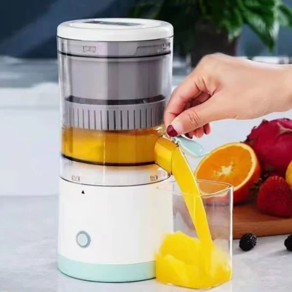 Espremedor Elétrico Laranja Limão Frutas Fazer Sucos Recarregável USB