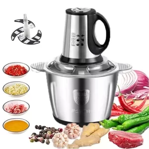 Picador Triturador de Alimentos 2-3 Litros Carne Mixer Elétrica Processador Cozinha Envio Imediato