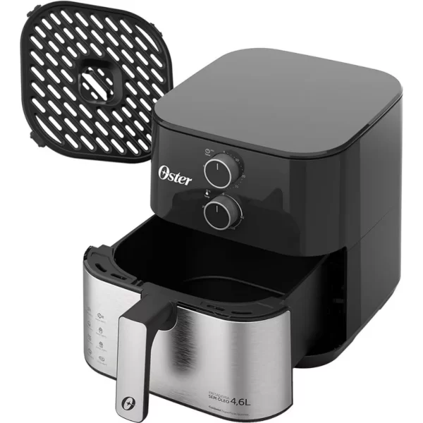 Air Fryer Fritadeira Sem Óleo Inox Compact 4,6L OFRT520 - Oster - Image 2